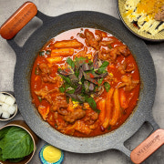 국물닭발 + 참치 주먹밥 + 깻잎 메뉴 사진(네이버)