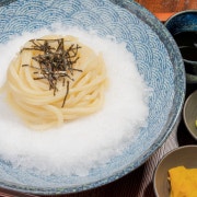 백온장식(式) 자루우동 메뉴 사진(네이버)