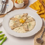 고르곤졸라 버섯 크림 리조또 메뉴 사진(네이버)