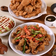 땡초똥집세트 메뉴 사진(네이버)