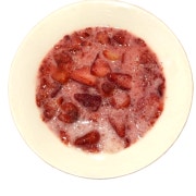 딸기화채 메뉴 사진(네이버)