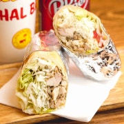 치킨 케밥(Wrap Sandwich) 메뉴 사진(네이버)