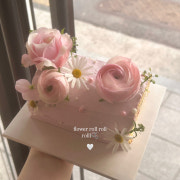 생화케이크 메뉴 사진(네이버)
