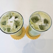 녹차라떼ice 메뉴 사진(네이버)
