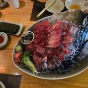 참치머리사시미 메뉴 사진(네이버)