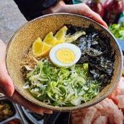 들기름 파국수 메뉴 사진(네이버)