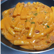 로제떡볶이 메뉴 사진(네이버)