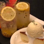 😍수플레치즈케익+바닐라아이스크림😍 메뉴 사진(네이버)