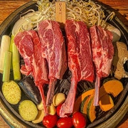 양갈비 (240g 1인분240g기준) 메뉴 사진(네이버)
