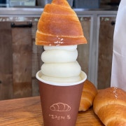 소금빵아이스크림 메뉴 사진(네이버)