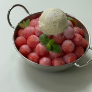 수박빙수 메뉴 사진(네이버)