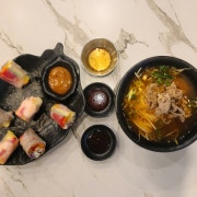 (행사)즉석월남쌈+스몰쌀국수 메뉴 사진(네이버)