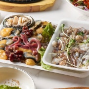 산낙지+멍게+해삼+전복 메뉴 사진(네이버)