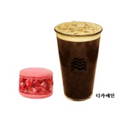 디카페인+뚱카롱 set 메뉴 사진(네이버)