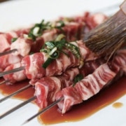 데리야끼 양꼬치 200g 메뉴 사진(네이버)