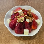 딸기빙수 메뉴 사진(네이버)