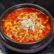 뚝배기사천마파순두부 메뉴 사진(네이버)