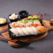 광어연어반반초밥(12p) 메뉴 사진(네이버)