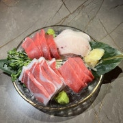 참다랑어 뱃살 모듬 참치 메뉴 사진(네이버)