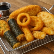 모둠튀김(5개선택) 메뉴 사진(네이버)