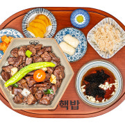 큐브스테이크덮밥 메뉴 사진(네이버)