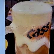 카스 생맥주500cc 메뉴 사진(네이버)