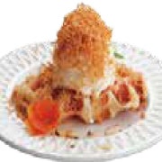 브라운 치즈 크로플 메뉴 사진(네이버)