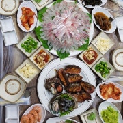 일번지 정찬 상차림 메뉴 사진(네이버)