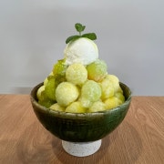 멜론빙수 메뉴 사진(네이버)