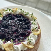 블루베리 치즈케이크 메뉴 사진(네이버)