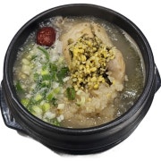 엄나무 녹두삼계탕 메뉴 사진(네이버)