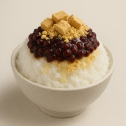 단팥 우유눈꽃빙수 2~3인 메뉴 사진(네이버)