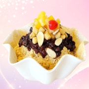 통팥인절미빙수(2인) 메뉴 사진(네이버)