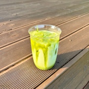 말차라떼 ONLY ICE 메뉴 사진(네이버)