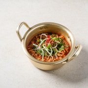 얼큰 파채 라면 메뉴 사진(네이버)