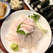 광어묵은지소금김밥 메뉴 사진(네이버)