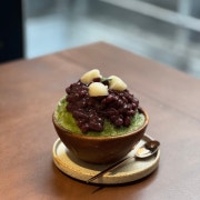 말차빙수 메뉴 사진(네이버)