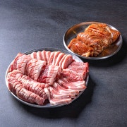 한돈한마리 모듬세트 A 메뉴 사진(네이버)