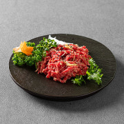 한우 육회(180g) 메뉴 사진(네이버)