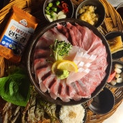 대방어부위별한접시 메뉴 사진(네이버)