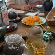 하동어린쑥차 메뉴 사진(네이버)