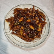 양념통닭발보통맛 메뉴 사진(네이버)