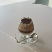 피넛크림라떼 메뉴 사진(네이버)