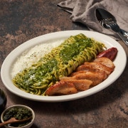항정살 깻잎 파스타 메뉴 사진(네이버)