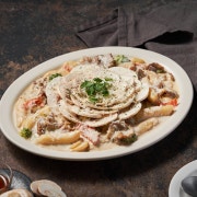 궁중 크림 떡볶이 메뉴 사진(네이버)