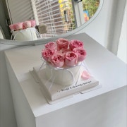 생화 케이크 메뉴 사진(네이버)