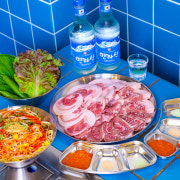 뒷돈 반다발 세트 600g 메뉴 사진(네이버)