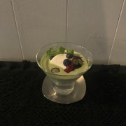 말차베리 판나코타 메뉴 사진(네이버)