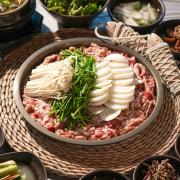 生 오리소금구이 메뉴 사진(네이버)
