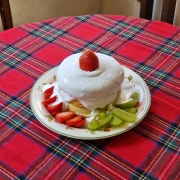 버터팬케이크&과일 메뉴 사진(네이버)